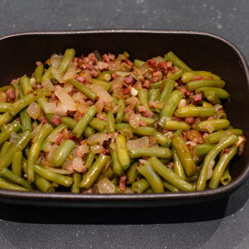 Green beans with ham